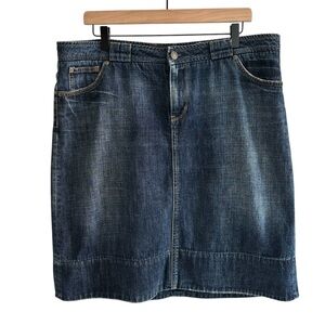 Gap 1969 Limited Edition Classic Denim Jean Skirt Casual Summer Women’s Size 16